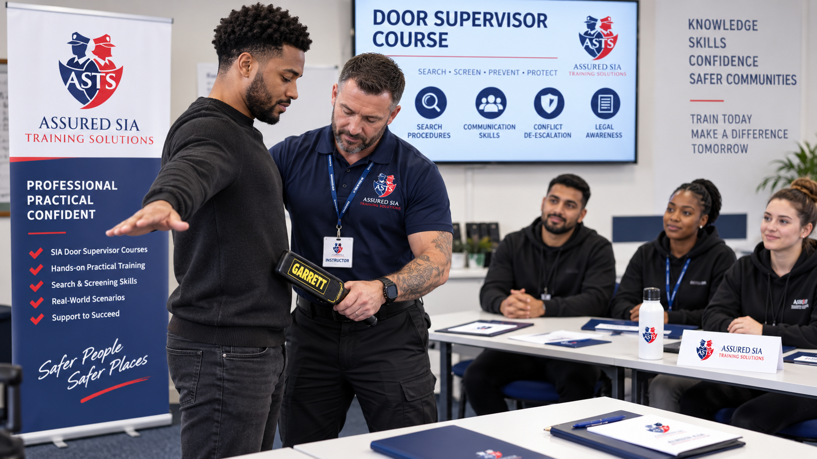 SIA Door Supervisor Course + Emergency First Aid at Work